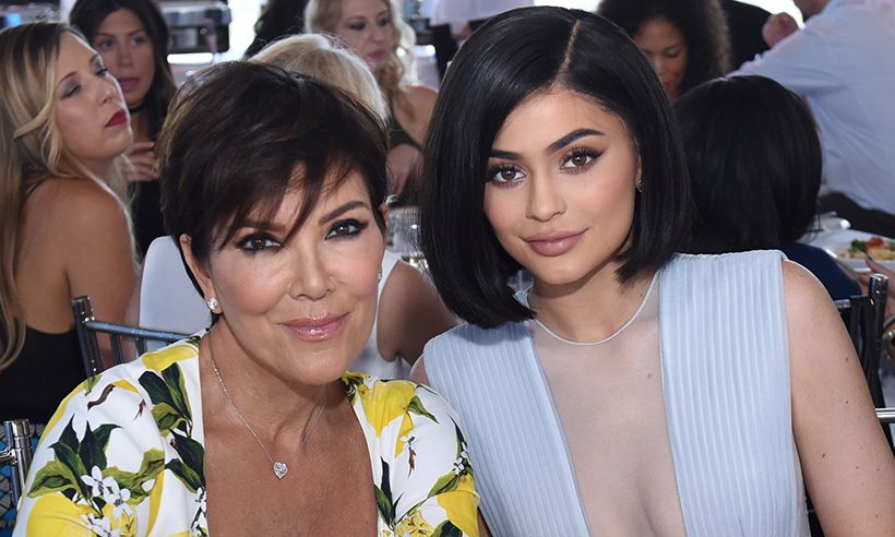 Kylie Jenner with her mother Kris Jenner